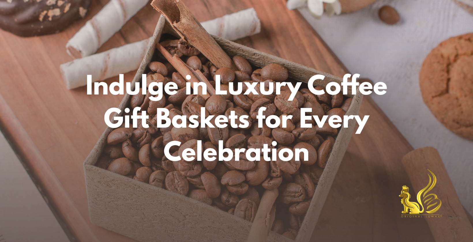 Luxurious coffee gift baskets designed for every celebration, featuring a variety of gourmet coffee selections.